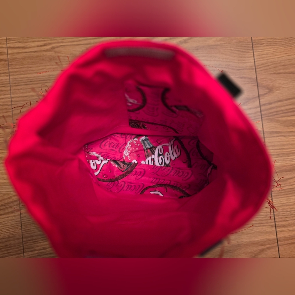 Coca Cola Red and Black Graphic Purse - Picture 3 of 5